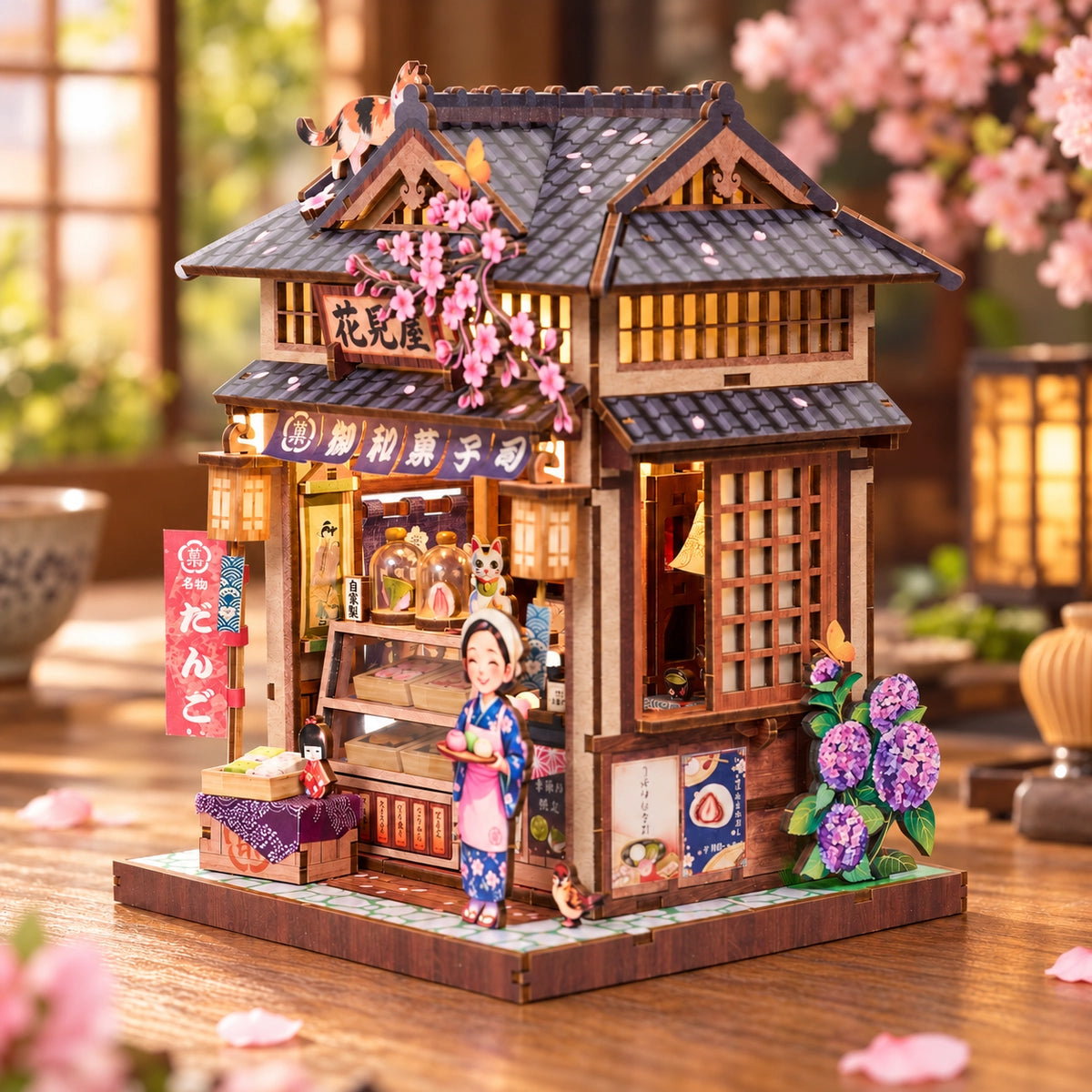 Completed Little Bake Shop displayed on a table