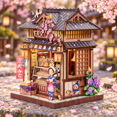 Little Bake Shop with flowers by the side entrance