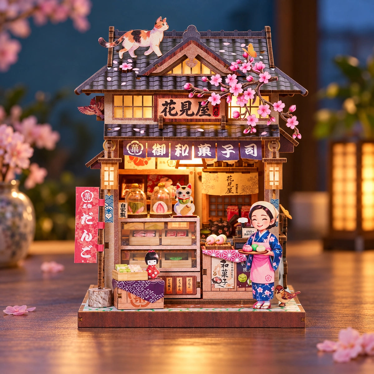 Little Bake Shop with warm evening lighting