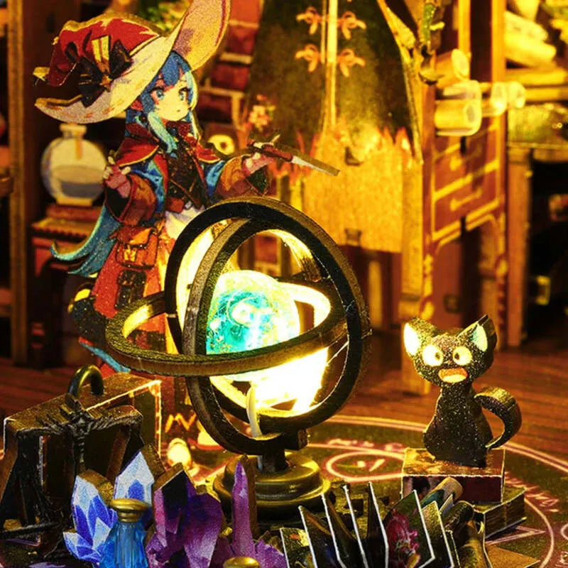 Detailansicht eines dekorativen Elements im Miniatur Haus - Magic Spirit mit feinen Details