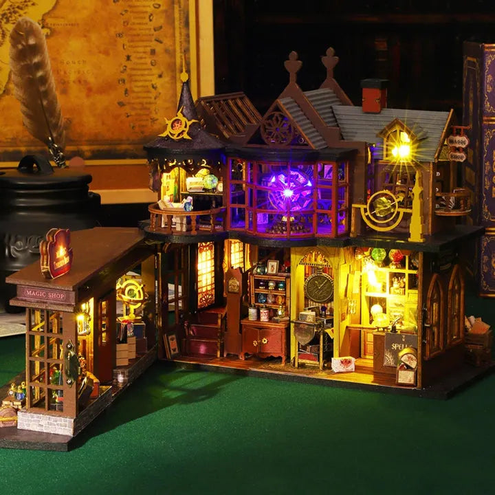 Miniatur Haus - Magic Treasure House Gesamtansicht mit detaillierter Szenerie