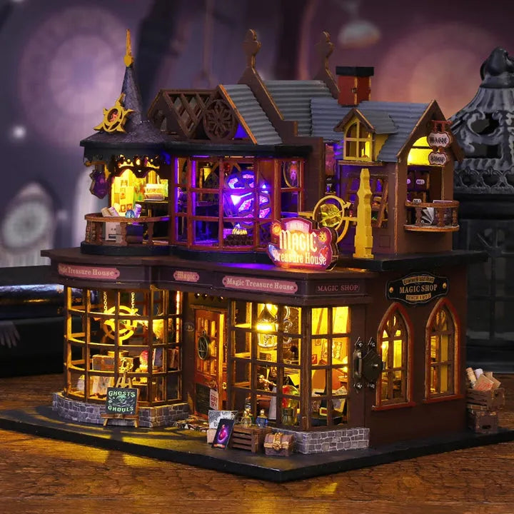 Miniatur Haus - Magic Treasure House mit beleuchteter Funktion