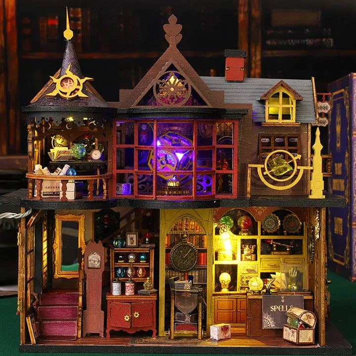 Innenansicht des Miniatur Haus - Magic Treasure House mit detaillierten Dekorationselementen