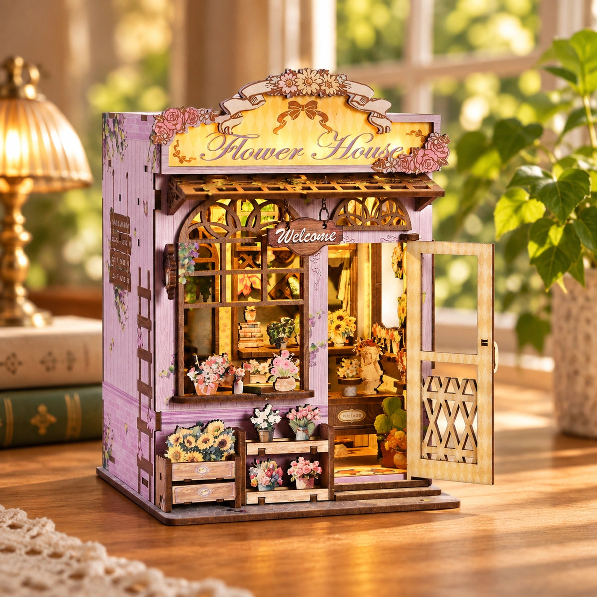 Quiet Corner Flower House – Blumenladen mit sichtbarem Eingangsbereich