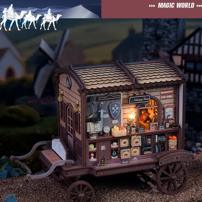Nahaufnahme des Miniatur-Hauswelten - Entropy‘s Flow mit reichhaltigen Details