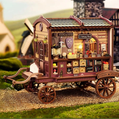 Nahaufnahme des Miniatur-Hauswelten - Entropy‘s Flow mit reichhaltigen Details