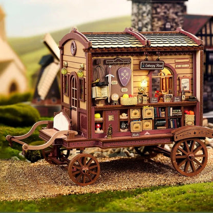 Nahaufnahme des Miniatur-Hauswelten - Entropy‘s Flow mit reichhaltigen Details