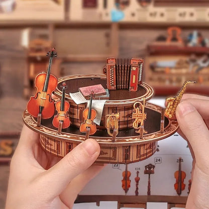 Nahaufnahme des Miniature Haus - Bach Strings  mit reichhaltigen Details