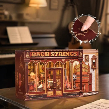 Miniature Haus - Bach Strings  mit Touch-Switch-Lichtfunktion