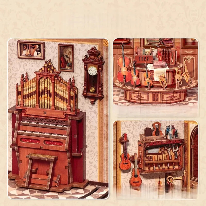 Detailansicht eines dekorativen Elements im Miniature Haus - Bach Strings  mit feinen Details