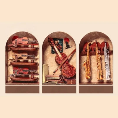 Nahaufnahme des Miniature Haus - Bach Strings  mit reichhaltigen Details