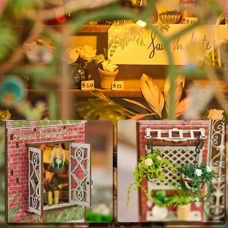 Detailansicht eines dekorativen Elements im Miniature House - Blossomary Atelier mit feinen Details