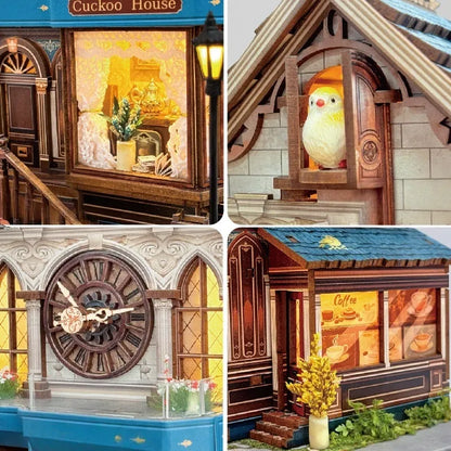 Detailansicht eines dekorativen Elements im Miniature House - Cuckoo House mit feinen Details