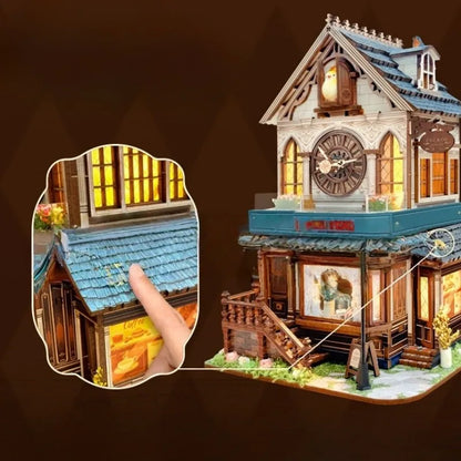 Miniature House - Cuckoo House mit Touch-Switch-Lichtfunktion