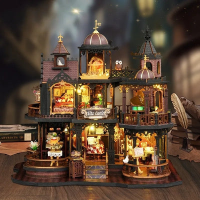 Miniature House - Edinburgh Castle Gesamtansicht mit detaillierter Szenerie