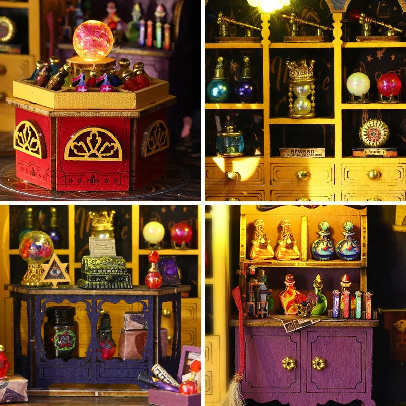 Detailansicht eines dekorativen Elements im Miniature House - Magic Energy Station mit feinen Details