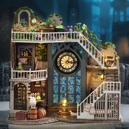 Miniature House - Magic Workshop Gesamtansicht mit detaillierter Szenerie