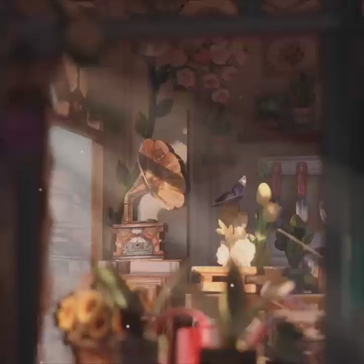 Video laden: Book Nook - Flower Shop