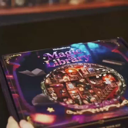 3D Bilderrahmen - Magic Library