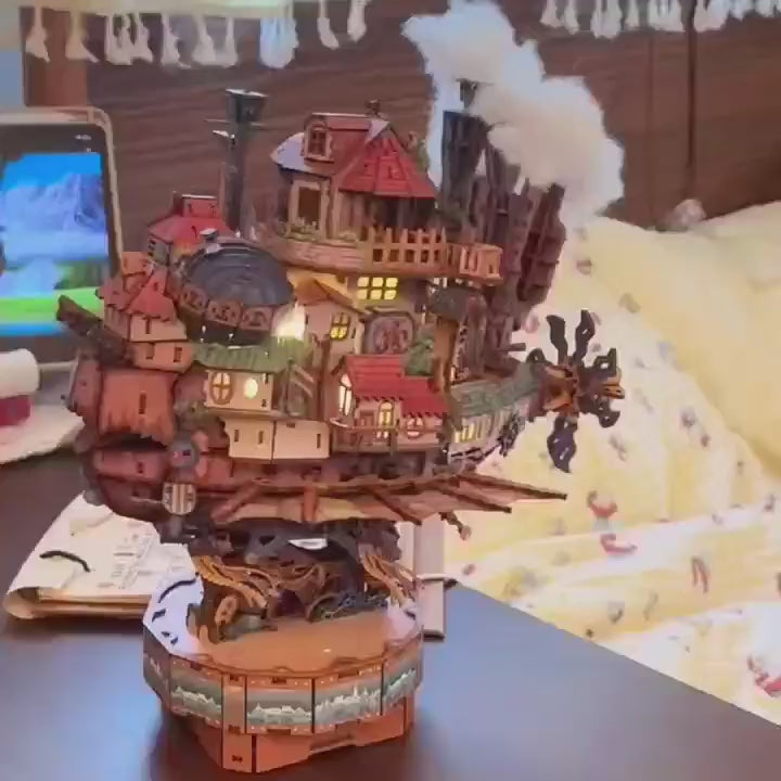 3D Holzpuzzle - Walking Castle