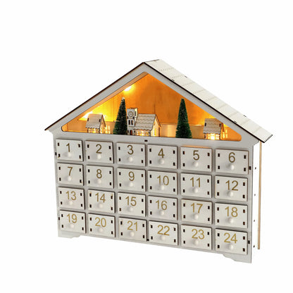 Reindeer-Themed Adventskalender For Christmas Gesamtansicht mit detaillierter Szenerie