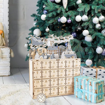 Geschenkverpackung des Wooden Advent Calendars für Sammler und als ideales Geschenk